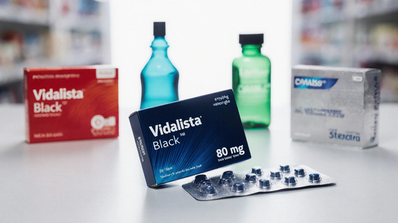 Vidalista Black vs alternatives: tableau comparatif des meilleurs ED