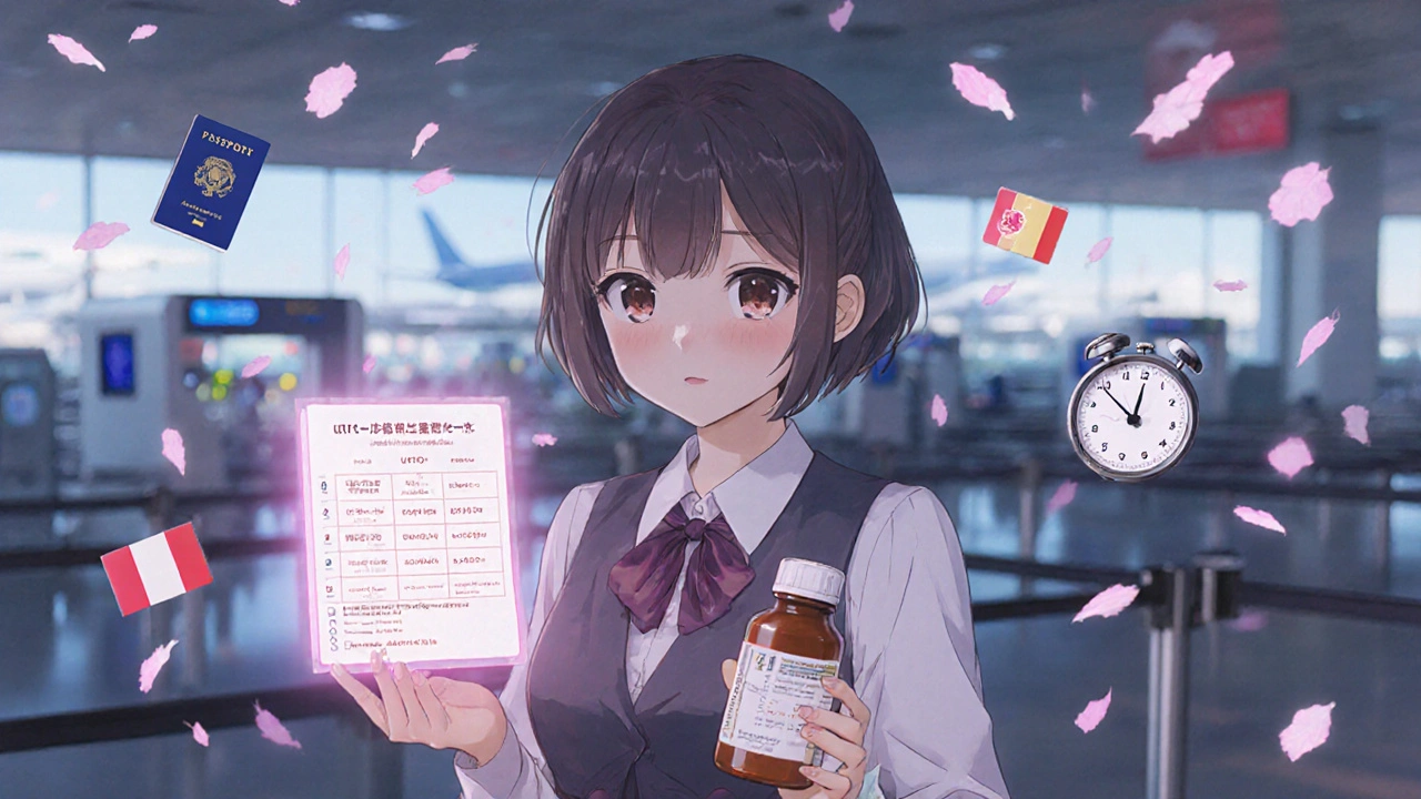 Comment lire les étiquettes de prescription lors d'un voyage ou d'un changement de fuseau horaire