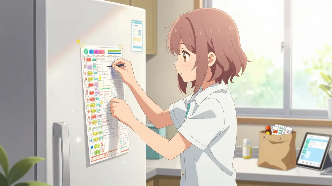 Comment organiser une liste de médicaments pour les aidants et la famille