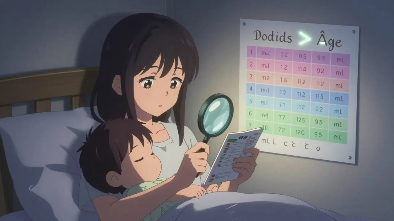 Comment lire les étiquettes des médicaments pédiatriques OTC en fonction du poids et de l'âge